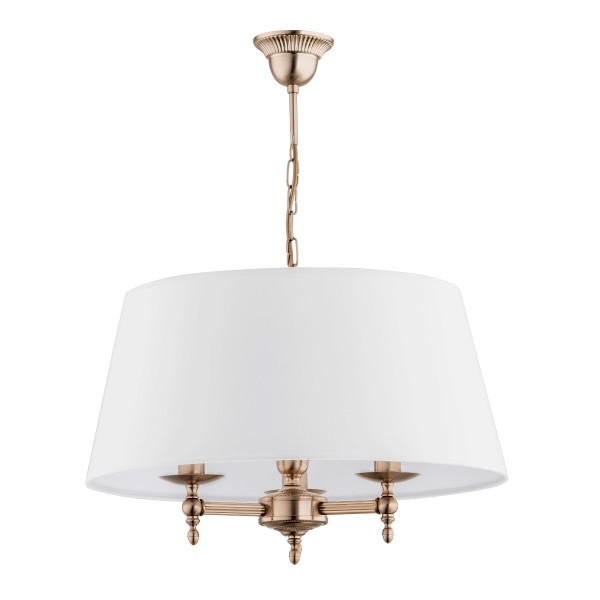 Lampa wisząca złoto-biała ROKSANA 3xE14x10W wym: 64x50x50 cm Alfa 836333