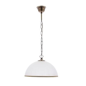 Lampa wisząca złoto-biała SUGAR 1xE27x60W wym: 80x30x30 cm Candellux 858064 Lampa wisząca złoto-biała SUGAR 1xE27x60W wym: 80x30x30 cm Candellux 858064