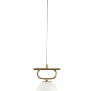 Lampa wisząca złoto-biała Tes 1xG9x12W wym: 80x18x14 cm Sigma Lighting 854686 Lampa wisząca złoto-biała Tes 1xG9x12W wym: 80x18x14 cm Sigma Lighting 854686