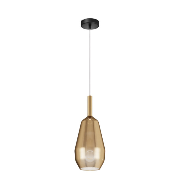 Lampa wisząca złoto-czarna Duality 1xE27x60W wym: 342x16x16 cm Maytoni 847472