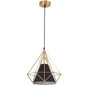 Lampa wisząca złoto-czarna HIRA 1xE27x20W wym: 120x28x28 cm Polux 852714 Lampa wisząca złoto-czarna HIRA 1xE27x20W wym: 120x28x28 cm Polux 852714