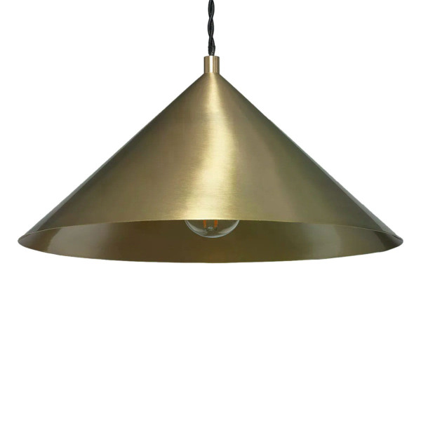 Lampa wisząca złoto-czarna Horte 1xE27x40W wym: 150x35x35 cm Abruzzo 851493