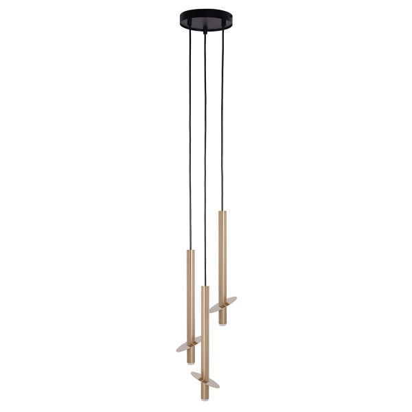 Lampa wisząca złoto-czarna SOPEL RING 3xG9x3W Sigma Lighting 835965