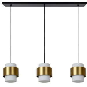 Lampa wisząca złoto-odcienie złota-biała FIRMIN 3xE27x40W Lucide 850214 Lampa wisząca złoto-odcienie złota-biała FIRMIN 3xE27x40W Lucide 850214