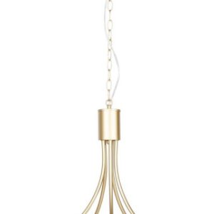 Lampa wisząca złoto-przezroczysta DANI 5xE14x40W Candellux 360467 Lampa wisząca złoto-przezroczysta DANI 5xE14x40W Candellux 360467