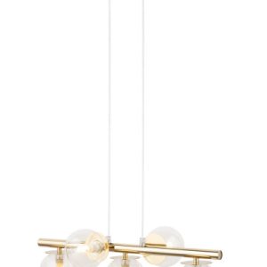 Lampa wisząca złoto-przezroczysty AVOLA 5xG9x12W Sigma Lighting 841636 Lampa wisząca złoto-przezroczysty AVOLA 5xG9x12W Sigma Lighting 841636