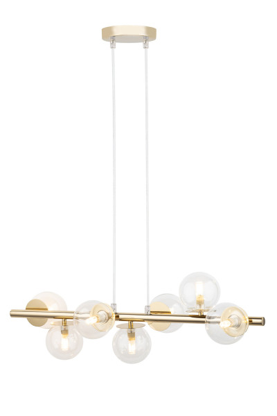 Lampa wisząca złoto-przezroczysty AVOLA 7xG9x12W Sigma Lighting 841898