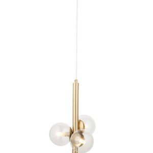 Lampa wisząca złoto-przezroczysty PERLA LUX 4xG9x12W Sigma Lighting 838091 Lampa wisząca złoto-przezroczysty PERLA LUX 4xG9x12W Sigma Lighting 838091