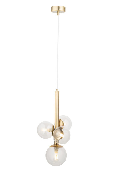 Lampa wisząca złoto-przezroczysty PERLA LUX 4xG9x12W Sigma Lighting 838091