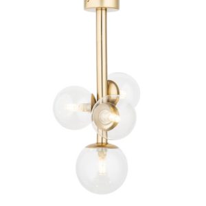 Lampa wisząca złoto-przezroczysty PERLA LUX 4xG9x12W Sigma Lighting 837762 Lampa wisząca złoto-przezroczysty PERLA LUX 4xG9x12W Sigma Lighting 837762