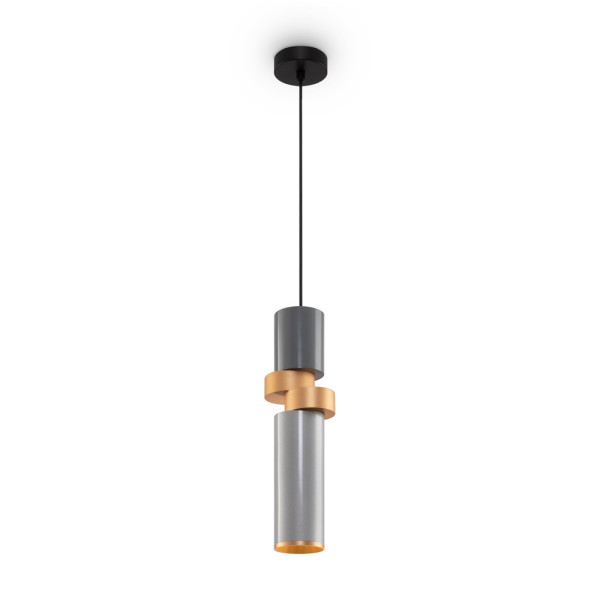 Lampa wisząca złoto-szara PALETTE 1xGU10x40W wym: 200x9,5x9,5 cm Maytoni 852023