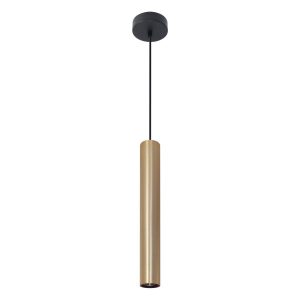 Lampa wisząca złoty galwanizowano-satynowa czerń LUNGOMARE 1xGU10x10W Polux 846640 Lampa wisząca złoty galwanizowano-satynowa czerń LUNGOMARE 1xGU10x10W Polux 846640