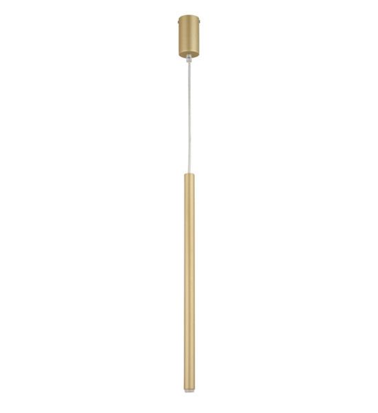 Lampa wisząca złoty matowy Sopel 1xG9x3W wym: 90x5x5 cm Sigma Lighting 837761