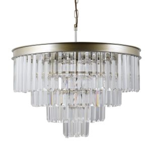 Lampa wisząca złoty szampański Verdes 8xE14x40W wym: 100x56x56 cm Italux 861087 Lampa wisząca złoty szampański Verdes 8xE14x40W wym: 100x56x56 cm Italux 861087