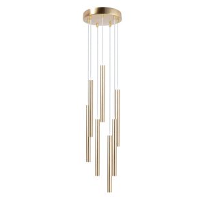 Lampa wisząca złoty szczotkowany SOPEL LUX 7xG9x3W Sigma Lighting 837808 Lampa wisząca złoty szczotkowany SOPEL LUX 7xG9x3W Sigma Lighting 837808