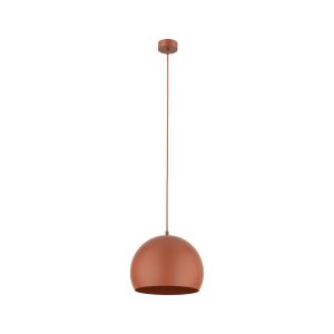 Lampa wisząca ZOE M ceglasta stal lakierowana E27 160 cm 1101141 Lampa wisząca ZOE M ceglasta stal lakierowana E27 160 cm 1101141