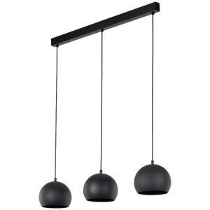 Lampa wisząca ZOE S czarna stal lakierowana E27 125 cm 1068217 Lampa wisząca ZOE S czarna stal lakierowana E27 125 cm 1068217
