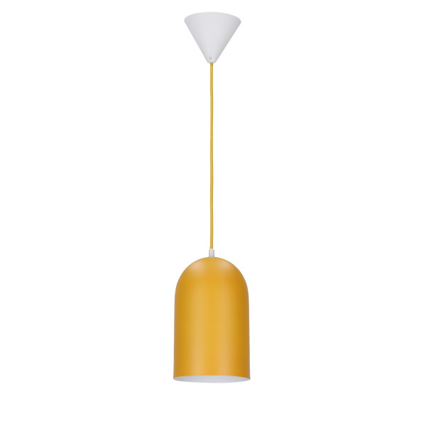 Lampa wisząca żółta OSS 1xE27x40W wym: 110x15x15 cm Candellux 924074