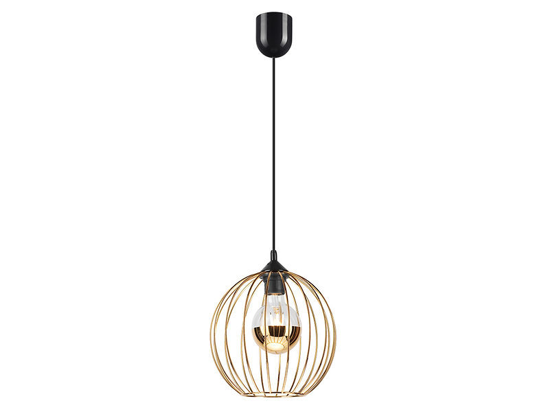 Lampa wisząca Zoya stalowa złota 54625