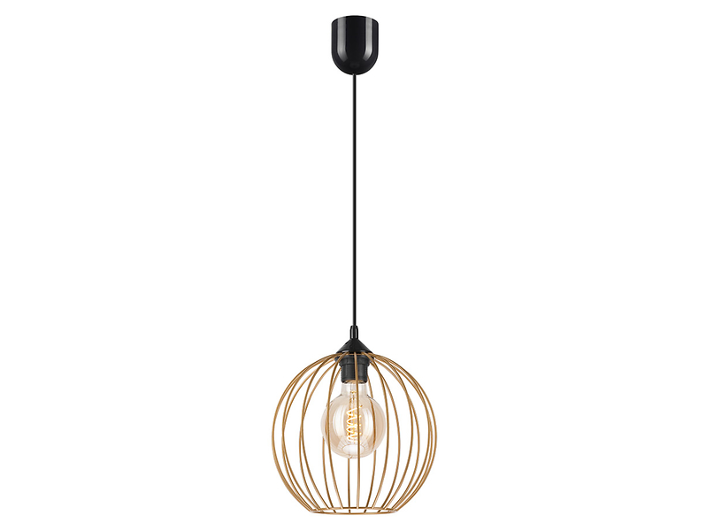 Lampa wisząca Zoya stalowa złota 54622