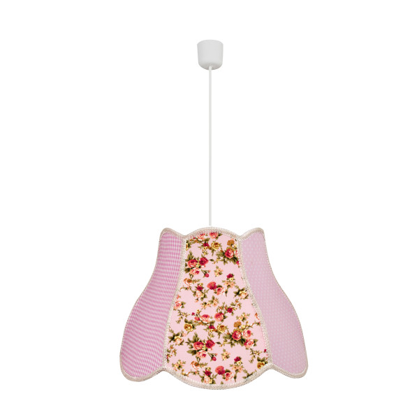 Lampa wisząca ZUZA 35 1x60w e27 różowy 803764