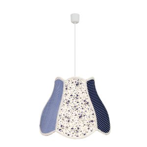 Lampa wisząca ZUZA 35 1x60w e27 szaro niebieski 800334 Lampa wisząca ZUZA 35 1x60w e27 szaro niebieski 800334