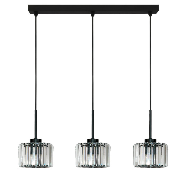 Lampa wisząca zwis EDYLIT kryształowy klosz glamour 3xE27 OMENA 14-954 1048834