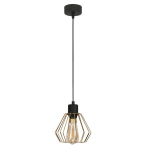 Lampa wisząca zwis EDYLIT loft druciany klosz 1xE27 GIRO 14-305 1048821 Lampa wisząca zwis EDYLIT loft druciany klosz 1xE27 GIRO 14-305 1048821