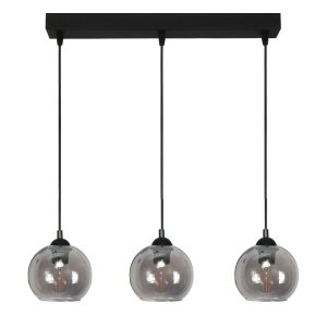 Lampa wisząca zwisy EDYLIT czarna grafitowe kule nad stół 3xE27 MODE 14-292 1048837 Lampa wisząca zwisy EDYLIT czarna grafitowe kule nad stół 3xE27 MODE 14-292 1048837