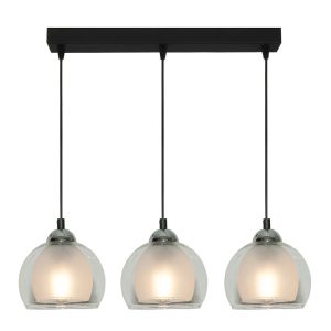 Lampa wisząca zwisy nowoczesna EDYLIT szklany klosz 3xE27 BENARIVO 14-482 1048826 Lampa wisząca zwisy nowoczesna EDYLIT szklany klosz 3xE27 BENARIVO 14-482 1048826