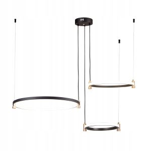 Lampa Wisząca Żyrandol 3 Ringi LED Pierścieniowa Salon 305035 Lampa Wisząca Żyrandol 3 Ringi LED Pierścieniowa Salon 305035