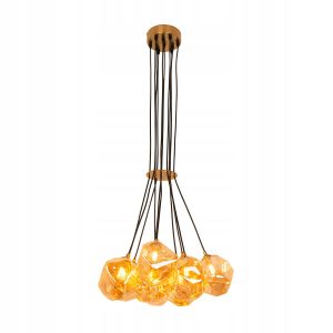 Lampa Wisząca Żyrandol Do Salonu Jadalni Złota 10 Kul 302231 Lampa Wisząca Żyrandol Do Salonu Jadalni Złota 10 Kul 302231
