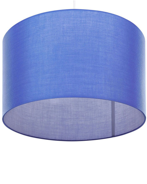 Lampa wisząca żyrandol tkanina niebieska 76078