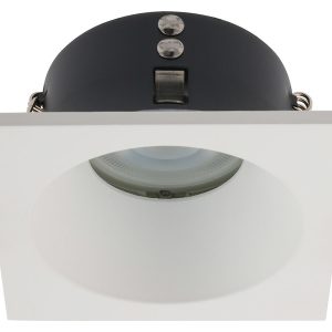 Lampa wpuszczana w sufit Delta aluminiowa 8,5 cm czarna 52930 Lampa wpuszczana w sufit Delta aluminiowa 8,5 cm czarna 52930