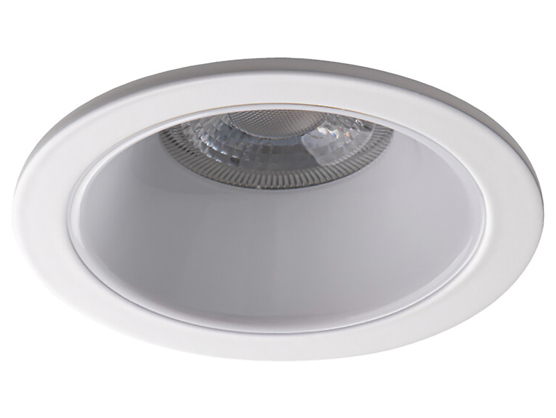 Lampa wpuszczana w sufit Glozo aluminiowa biała 56602
