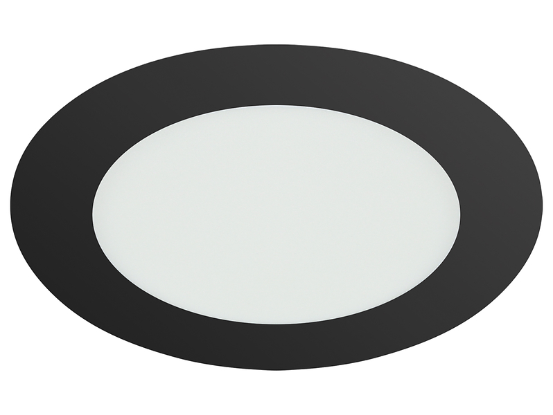 Lampa wpuszczana w sufit Wafel CCT LED 14,5 cm czarna 640093