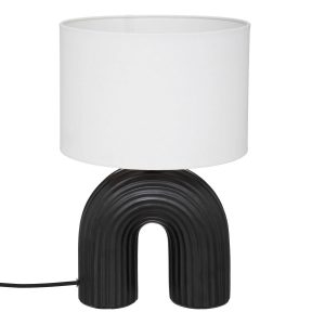 Lampa z abażurem Eidel i z ceramiczną podstawą, 40,5 cm 438601 Lampa z abażurem Eidel i z ceramiczną podstawą, 40,5 cm 438601