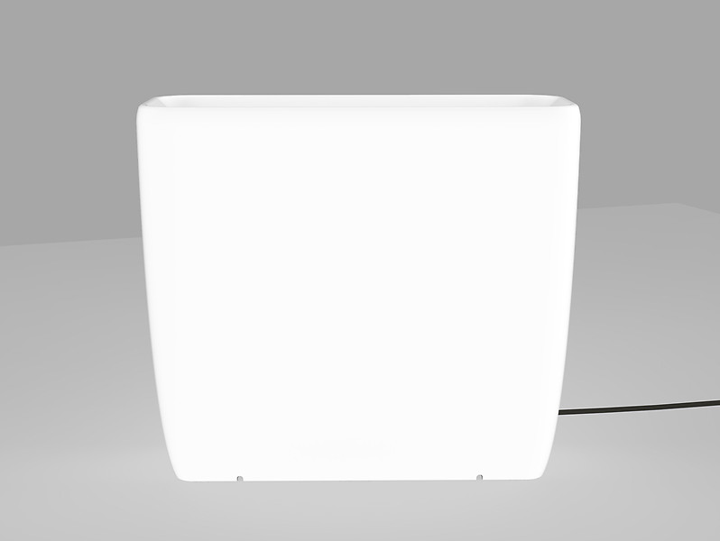 Lampa zewnętrza stojąca Flowerpot L biała 27196