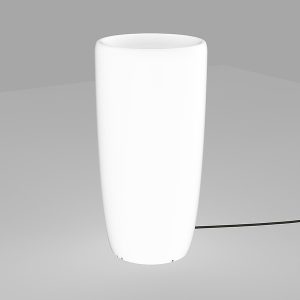 Lampa zewnętrza stojąca Flowerpot M biała 27195 Lampa zewnętrza stojąca Flowerpot M biała 27195