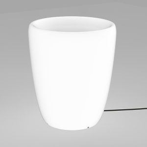 Lampa zewnętrza stojąca Flowerpot S biała 27194 Lampa zewnętrza stojąca Flowerpot S biała 27194