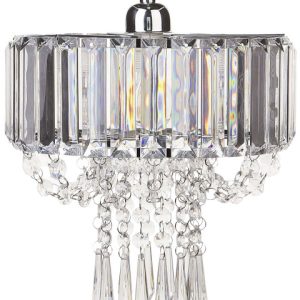 Lampa żyrandol kryształowy akryl metal 536851