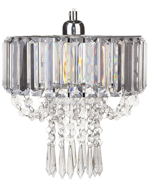 Lampa żyrandol kryształowy akryl metal 536851