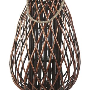 Lampion dekoracja 60 cm świecznik drewno 135047 Lampion dekoracja 60 cm świecznik drewno 135047