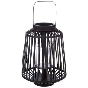 Lampion drewniany DION 35,6×23,5 cm 143051