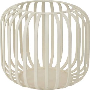 Lampion metalowy mały minimalistyczny, Ø 15 x 13 cm 224347 Lampion metalowy mały minimalistyczny, Ø 15 x 13 cm 224347