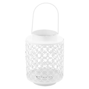 Lampion metalowy Marakesz 18,5 cm biały 562563 Lampion metalowy Marakesz 18,5 cm biały 562563