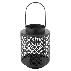 Lampion metalowy Marakesz 18,5 cm czarny 562562 Lampion metalowy Marakesz 18,5 cm czarny 562562