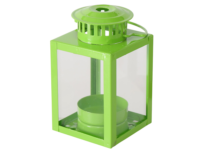 Lampion na tealight Spring 10 cm zielony 487256