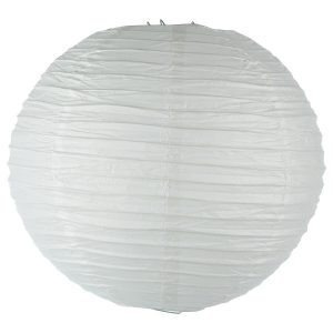 Lampion papierowy biały 35 cm wisząca kula 931546 Lampion papierowy biały 35 cm wisząca kula 931546