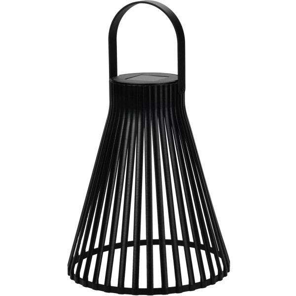 Lampion solarny, czarny, 23 cm 222859